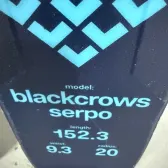 schi black crows serpo L152.3cm