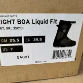 boots noi head eight boa liquid fit mondo 25,5 europa 39,5