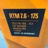 schi volkl rtm 7.6 L168cm