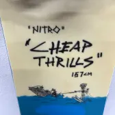 placa snowboard nitro cheap thrills L157cm