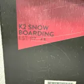 placa snowboard k2 est.87 L155cm
