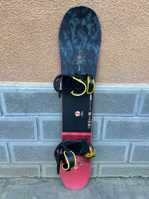 placa snowboard salomon super 8 L154cm