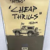 placa snowboard nitro cheap thrills L152cm